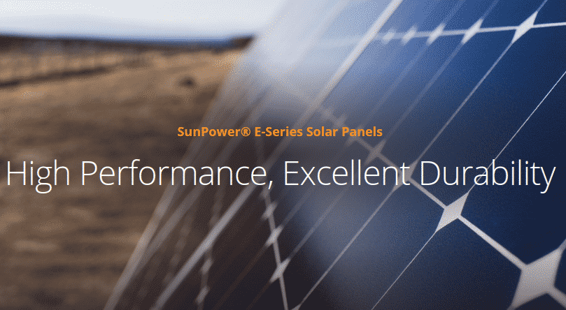 SunPower e系列太阳能电池板
