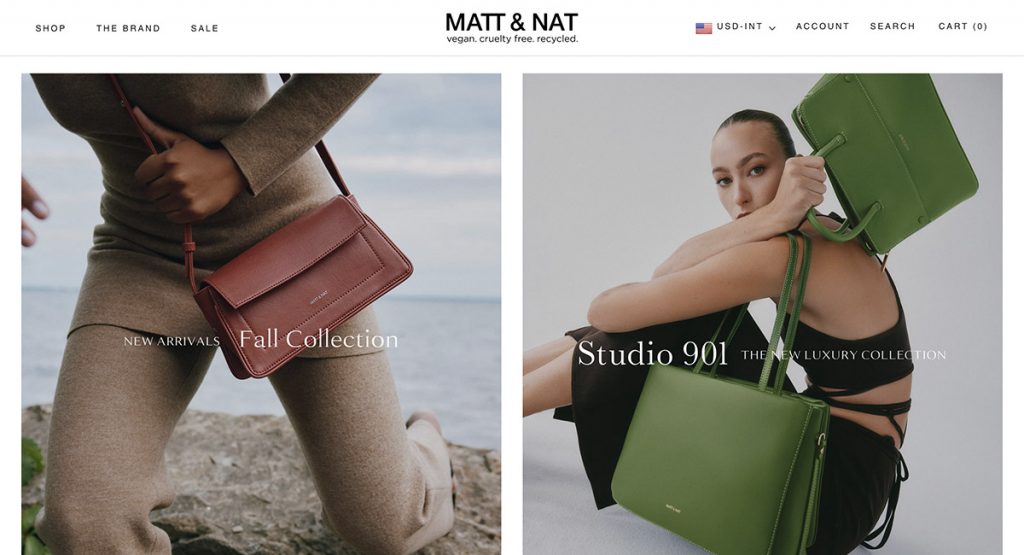 Matt & Nat素食手袋品牌