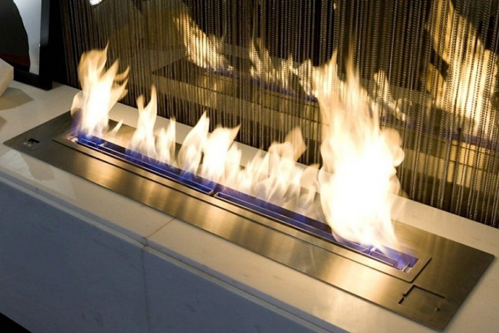 乙醇燃烧的壁炉