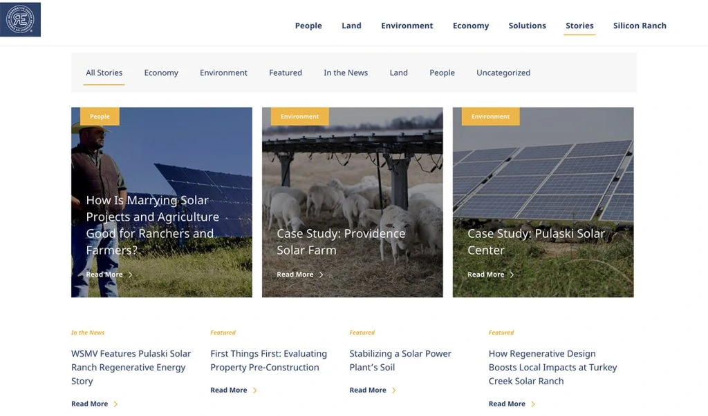 再生能源网站屏幕截图