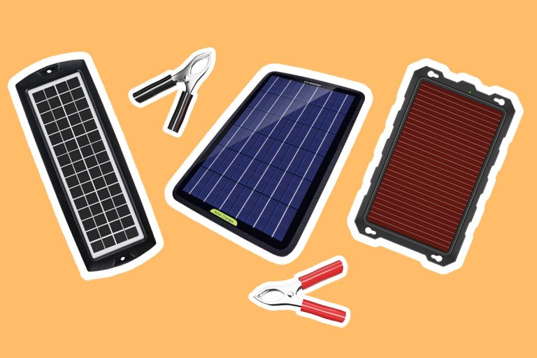 最好的太阳能trick流充电器用于维护车辆电池